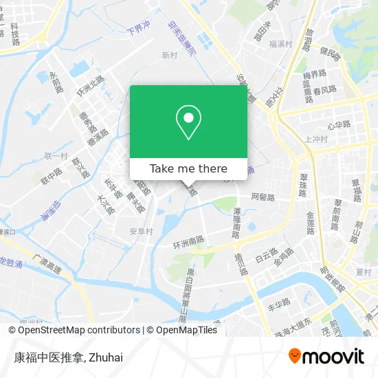 康福中医推拿 map
