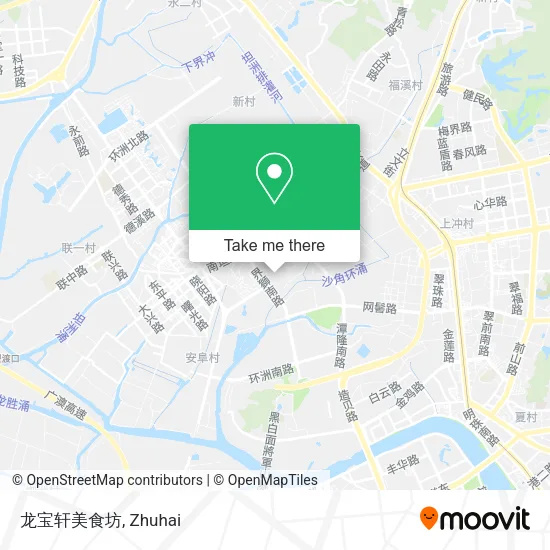 龙宝轩美食坊 map