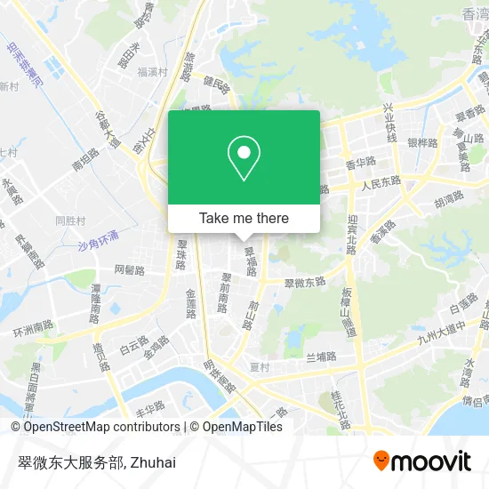 翠微东大服务部 map