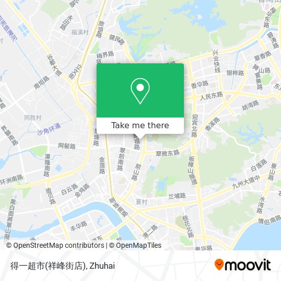 得一超市(祥峰街店) map
