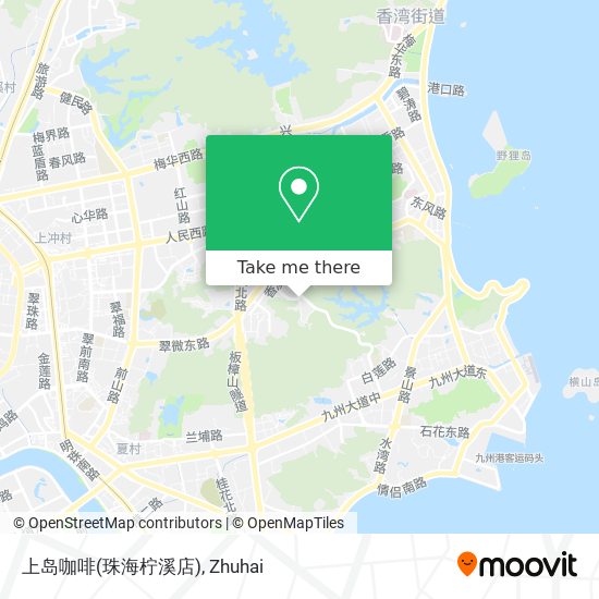 上岛咖啡(珠海柠溪店) map