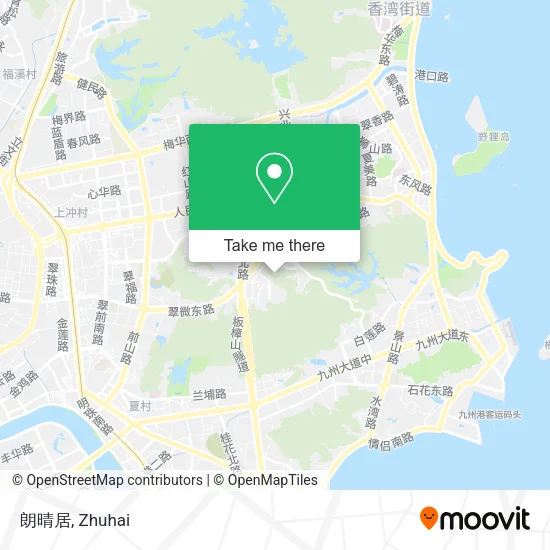 朗晴居 map