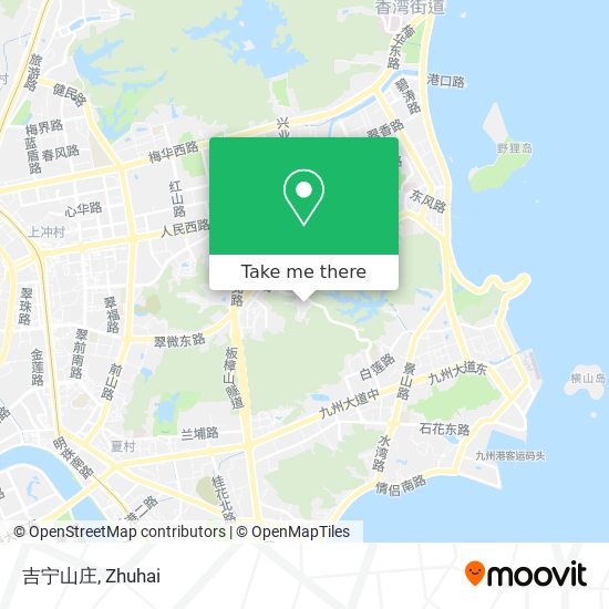 吉宁山庄 map