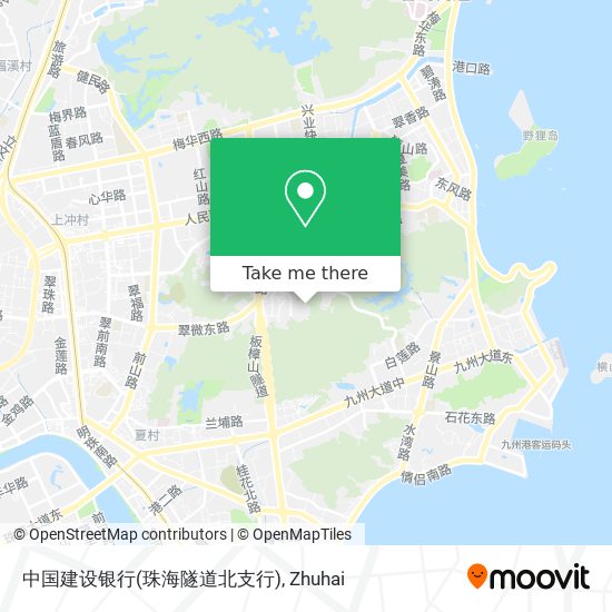中国建设银行(珠海隧道北支行) map