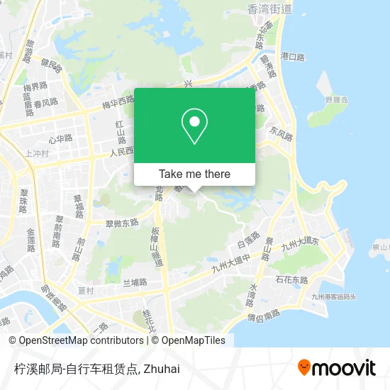 柠溪邮局-自行车租赁点 map