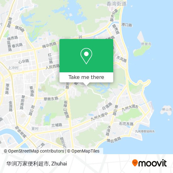 华润万家便利超市 map