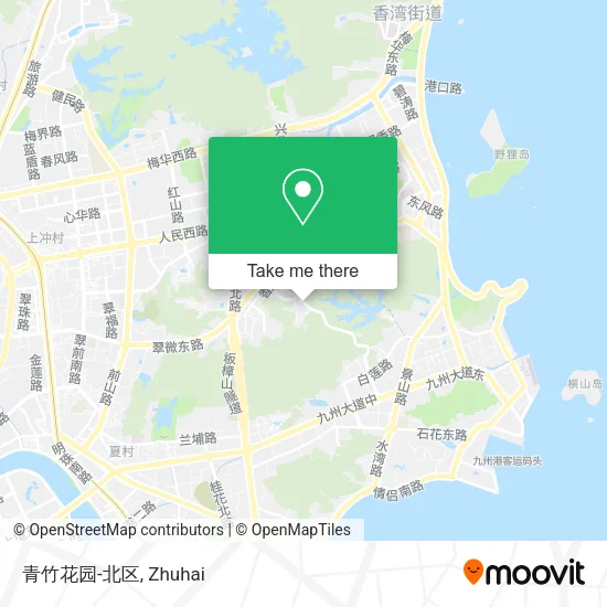 青竹花园-北区 map