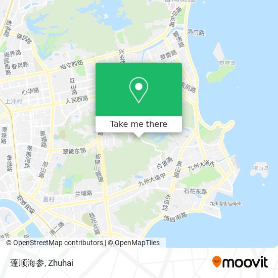 蓬顺海参 map