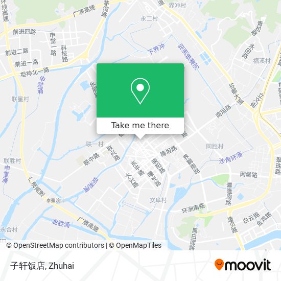 子轩饭店 map