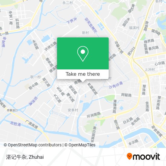 湛记牛杂 map