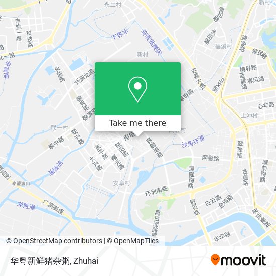 华粤新鲜猪杂粥 map
