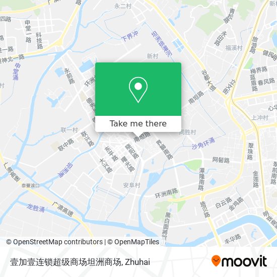 壹加壹连锁超级商场坦洲商场 map
