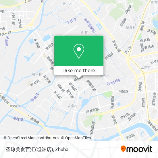 圣琼美食百汇(坦洲店) map