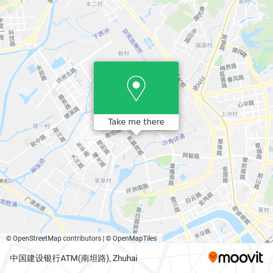 中国建设银行ATM(南坦路) map