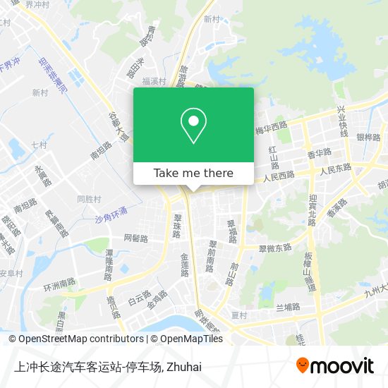 上冲长途汽车客运站-停车场 map