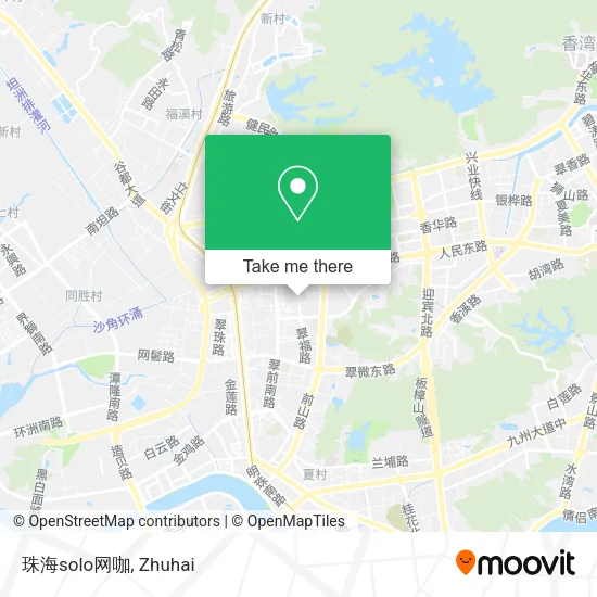 珠海solo网咖 map