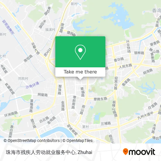 珠海市残疾人劳动就业服务中心 map