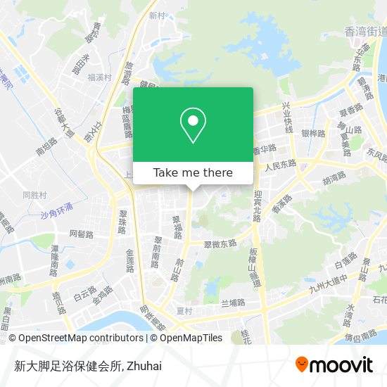 新大脚足浴保健会所 map