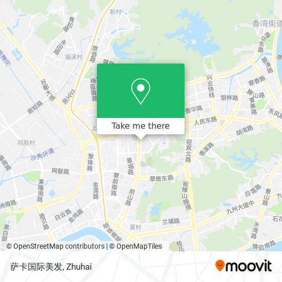 萨卡国际美发 map