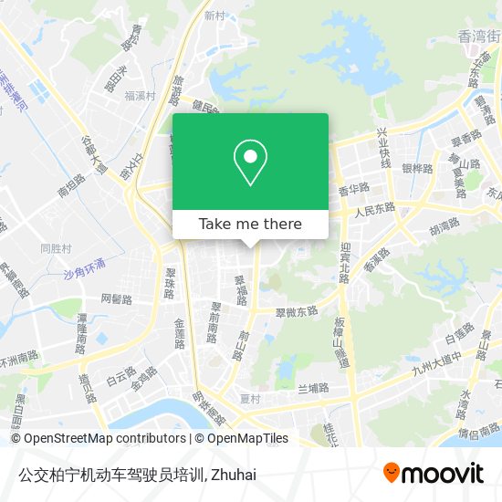 公交柏宁机动车驾驶员培训 map