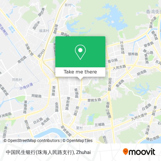 中国民生银行(珠海人民路支行) map