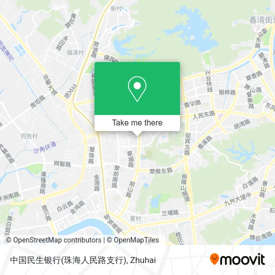 中国民生银行(珠海人民路支行) map