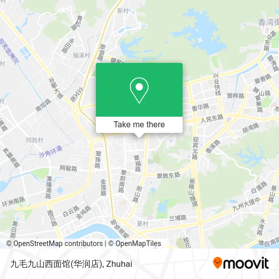 九毛九山西面馆(华润店) map