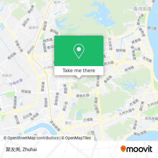 聚友阁 map