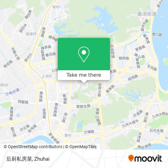 后厨私房菜 map