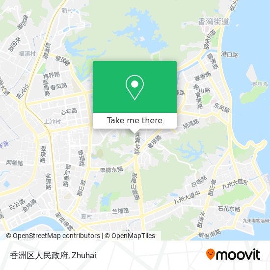 香洲区人民政府 map