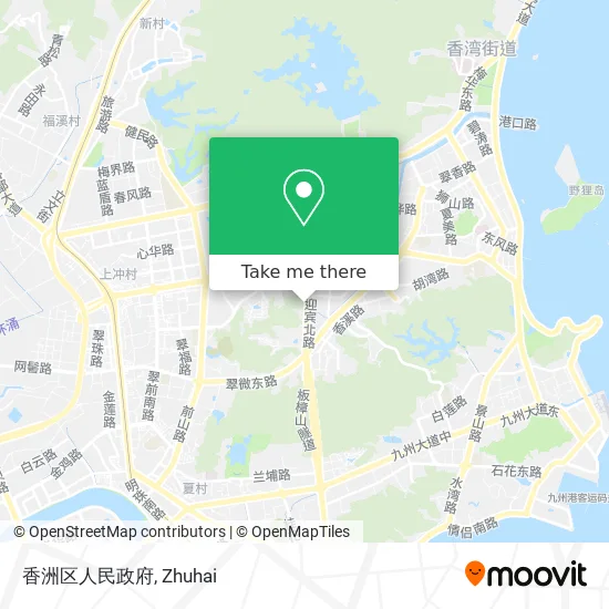 香洲区人民政府 map