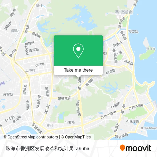 珠海市香洲区发展改革和统计局 map