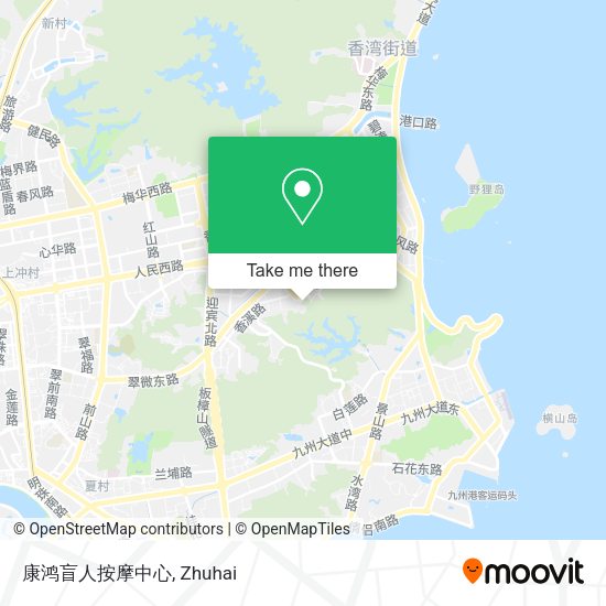 康鸿盲人按摩中心 map