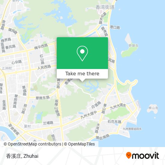香溪庄 map