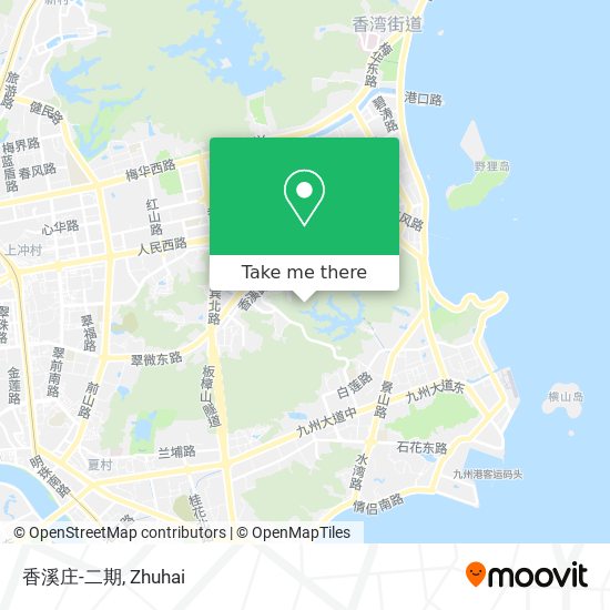 香溪庄-二期 map