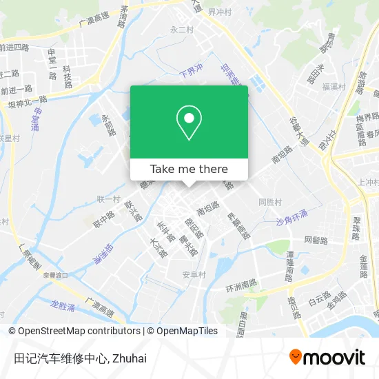 田记汽车维修中心 map