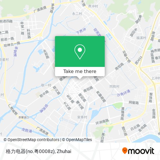 格力电器(no.粤0008z) map