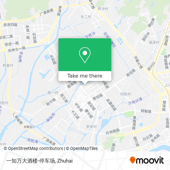 一知万大酒楼-停车场 map
