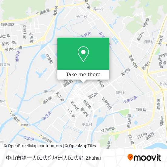 中山市第一人民法院坦洲人民法庭 map