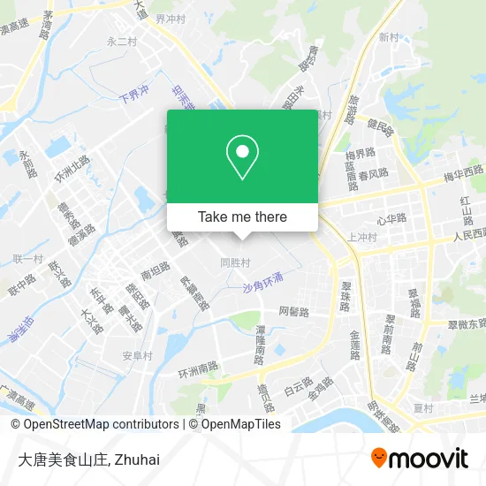 大唐美食山庄 map