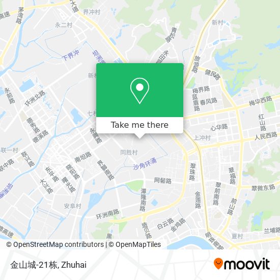 金山城-21栋 map