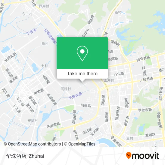 华珠酒店 map