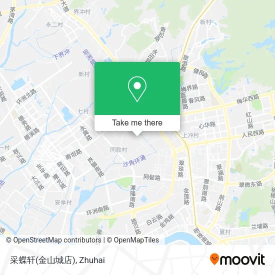 采蝶轩(金山城店) map