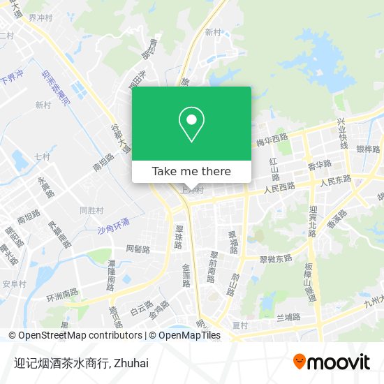 迎记烟酒茶水商行 map