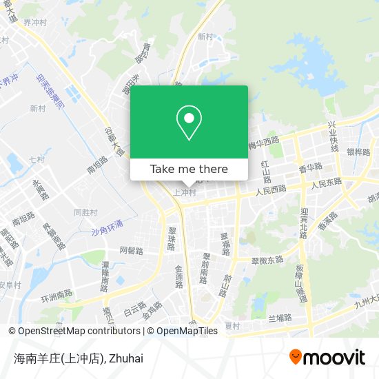 海南羊庄(上冲店) map