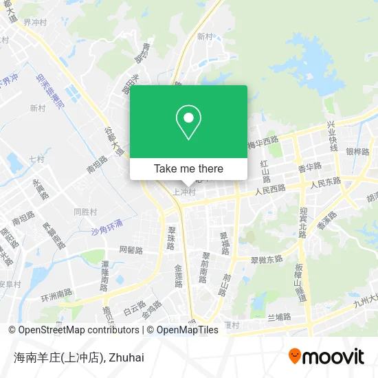 海南羊庄(上冲店) map
