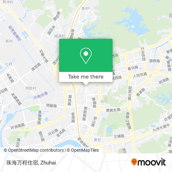 珠海万程住宿 map