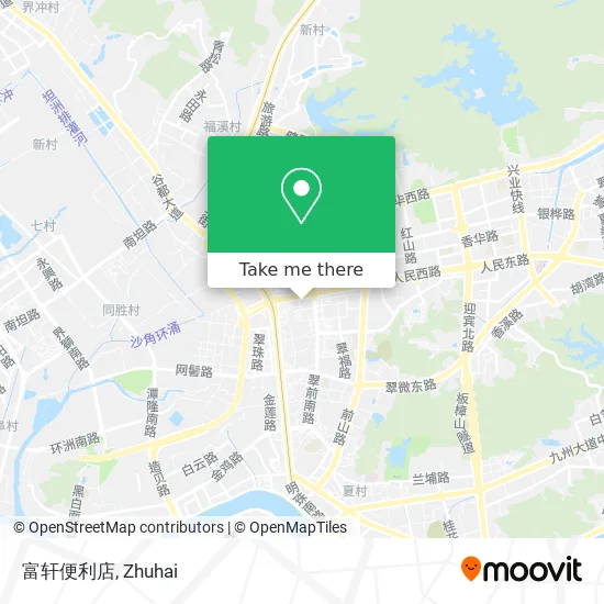 富轩便利店 map