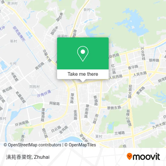 满苑香菜馆 map