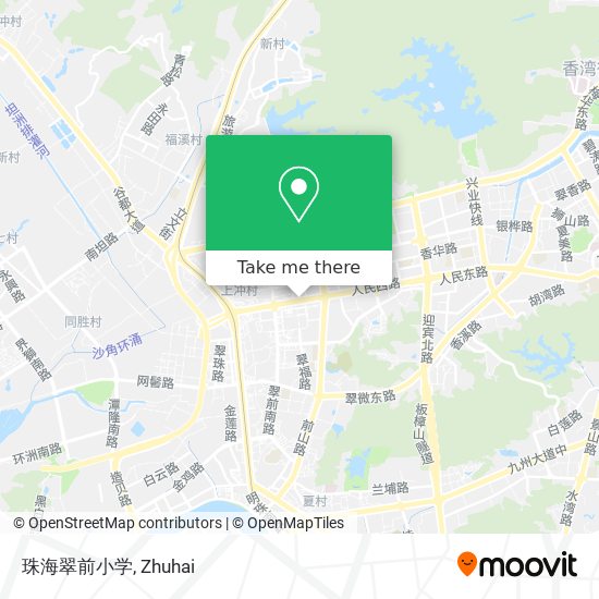 珠海翠前小学 map